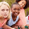 Group of Children Having Good Times Together